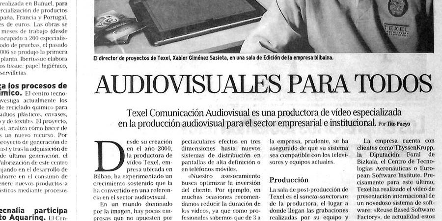 Entrevista Texel en El Mundo