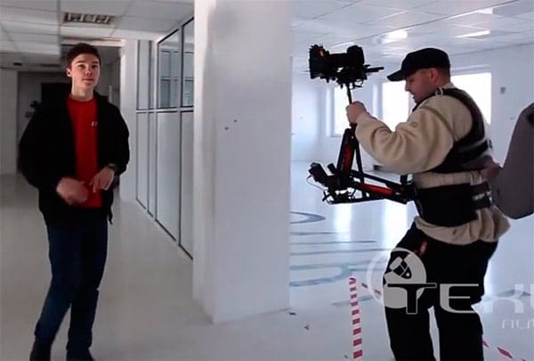 Steadycam en un vídeo corporativo