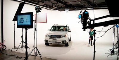 Grabando el vídeo de un coche