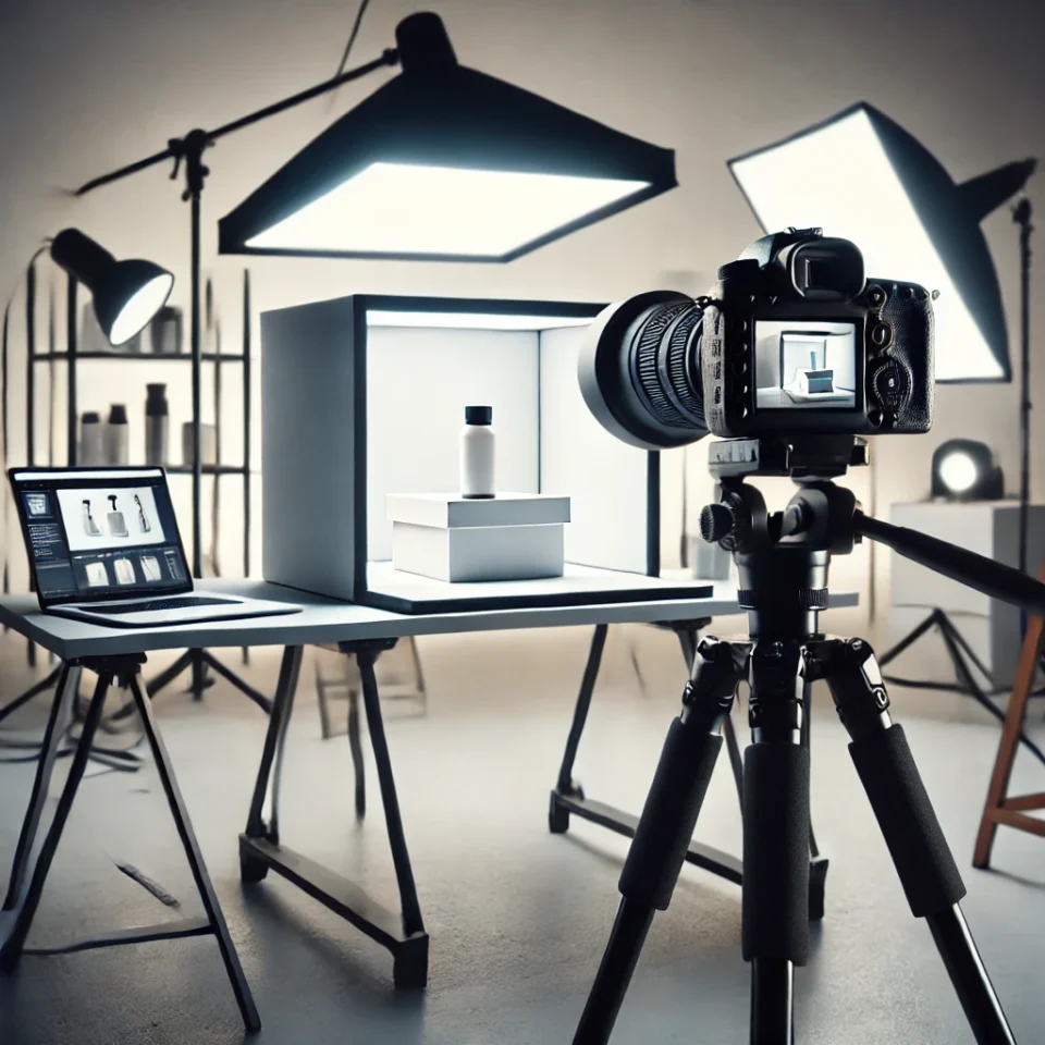 camara filmando video de producto