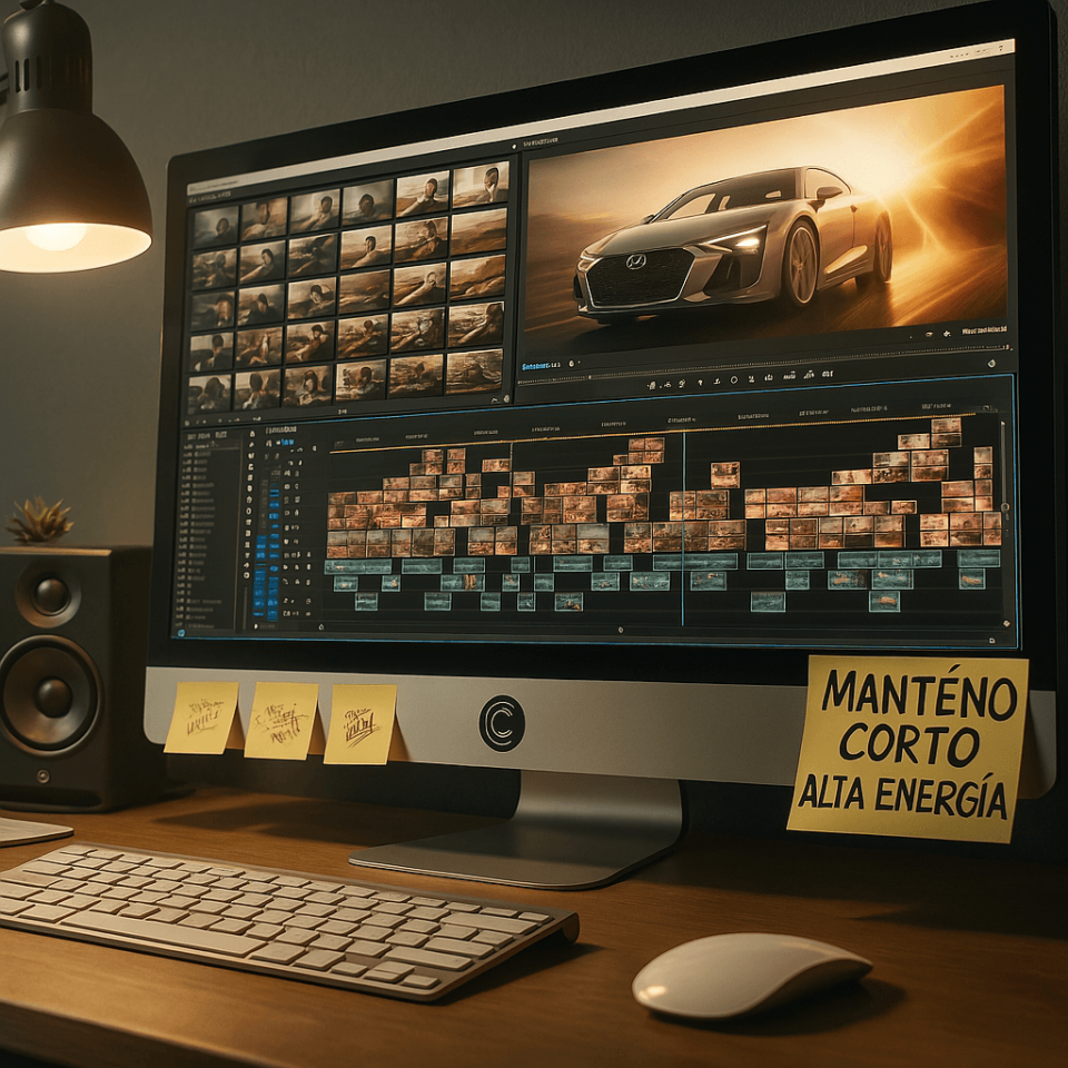 Editando un video corto