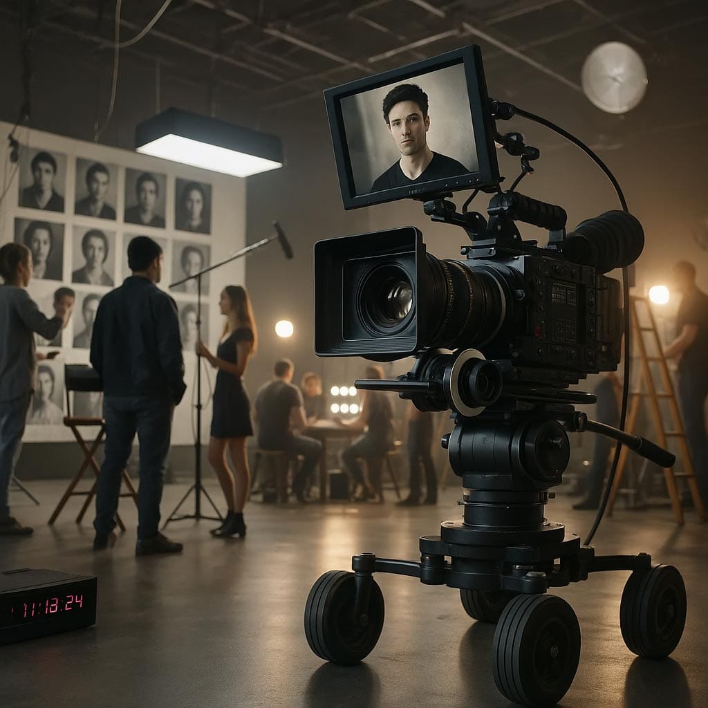 Una cámara de vídeo se dispone a grabar un vídeo promocional