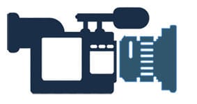 icono de camara de video